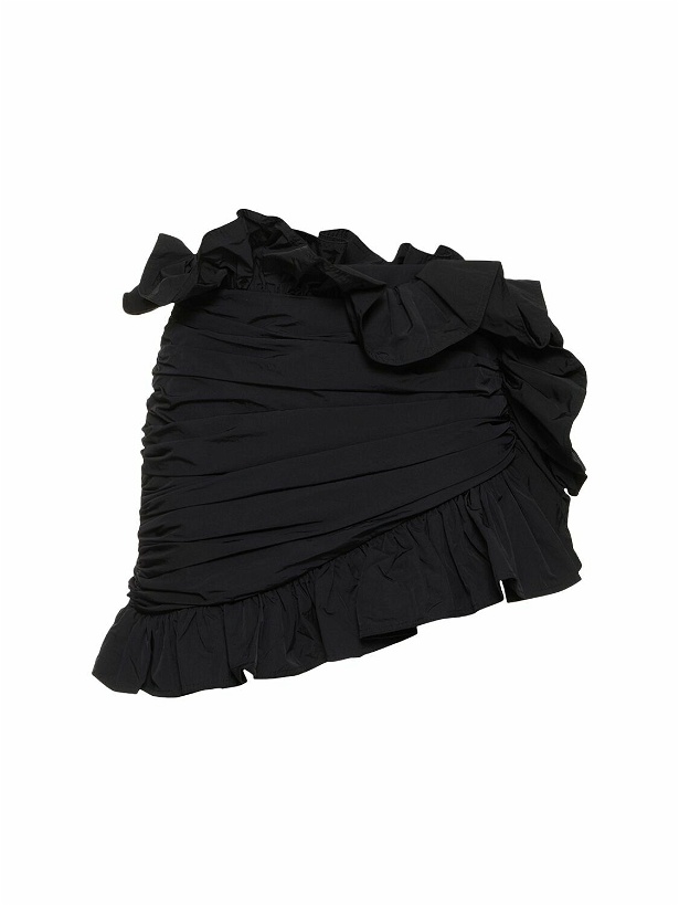 Photo: AREA - Ruffled Nylon Mini Skirt