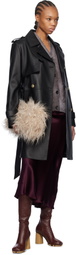 MACKAGE Black Mely Leather Coat