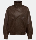 Saint Laurent Leather blouson