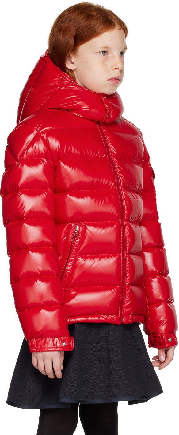 Moncler Enfant Kids Down Padded Maya Jacket in Navy