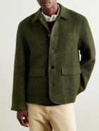 Oliver Spencer - Lambeth Wool-Blend Felt Field Jacket - Green