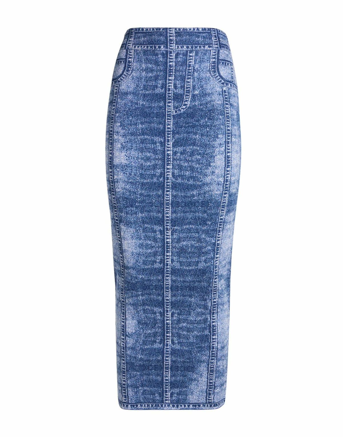 Balmain Womens Maxi skirt in Blue