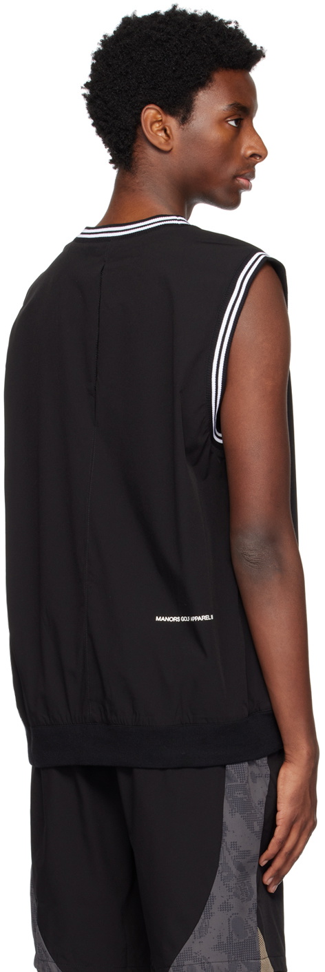 Manors Golf Black Course Vest