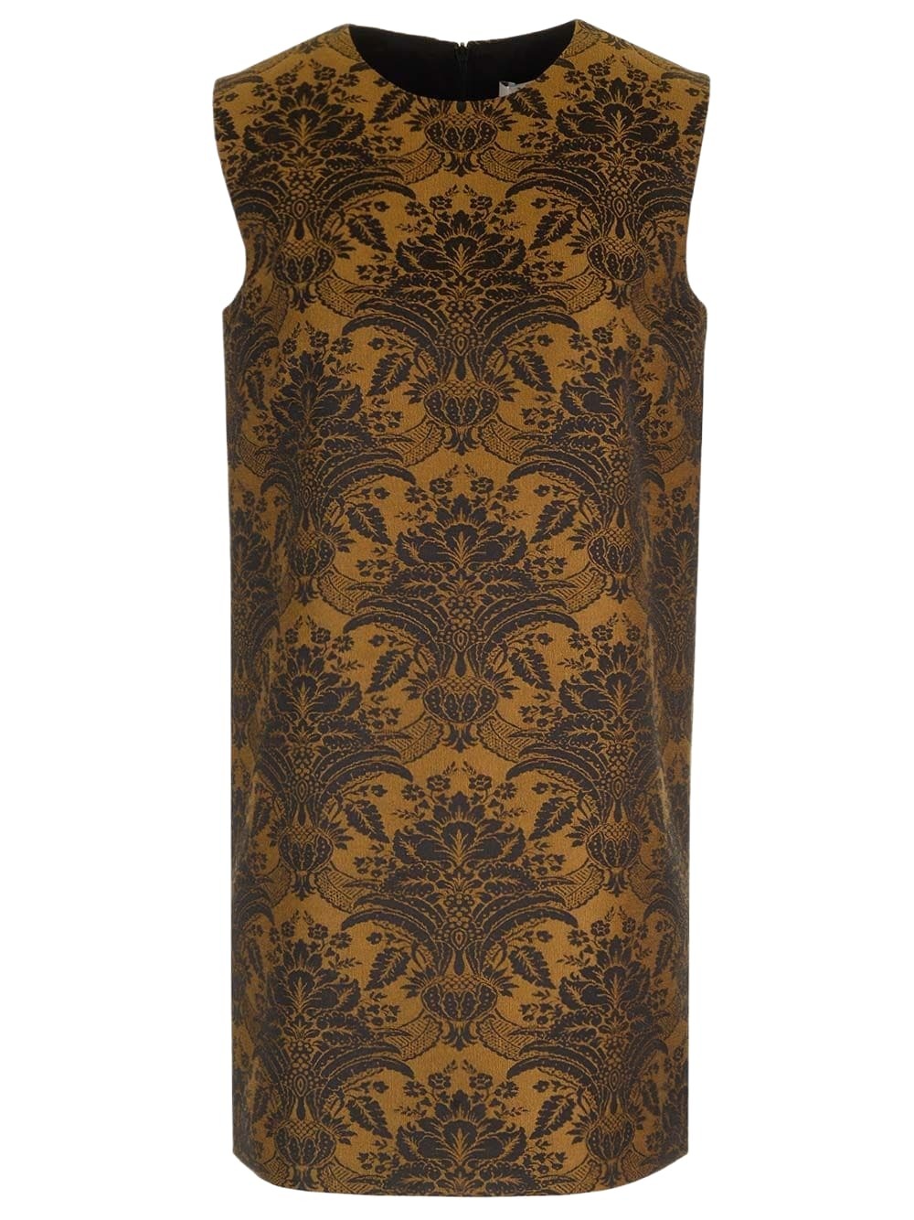 Max Mara Vneck Fringed Dress Max Mara