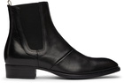 Officine Creative Black Sean 6 Chelsea Boots