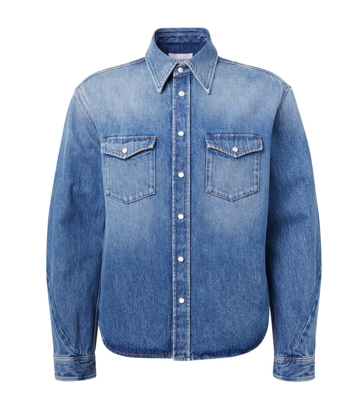 Photo: Givenchy Couture Seam denim shirt