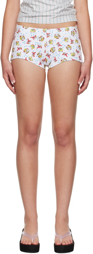 Photo: Ashley Williams White Serena Shorts