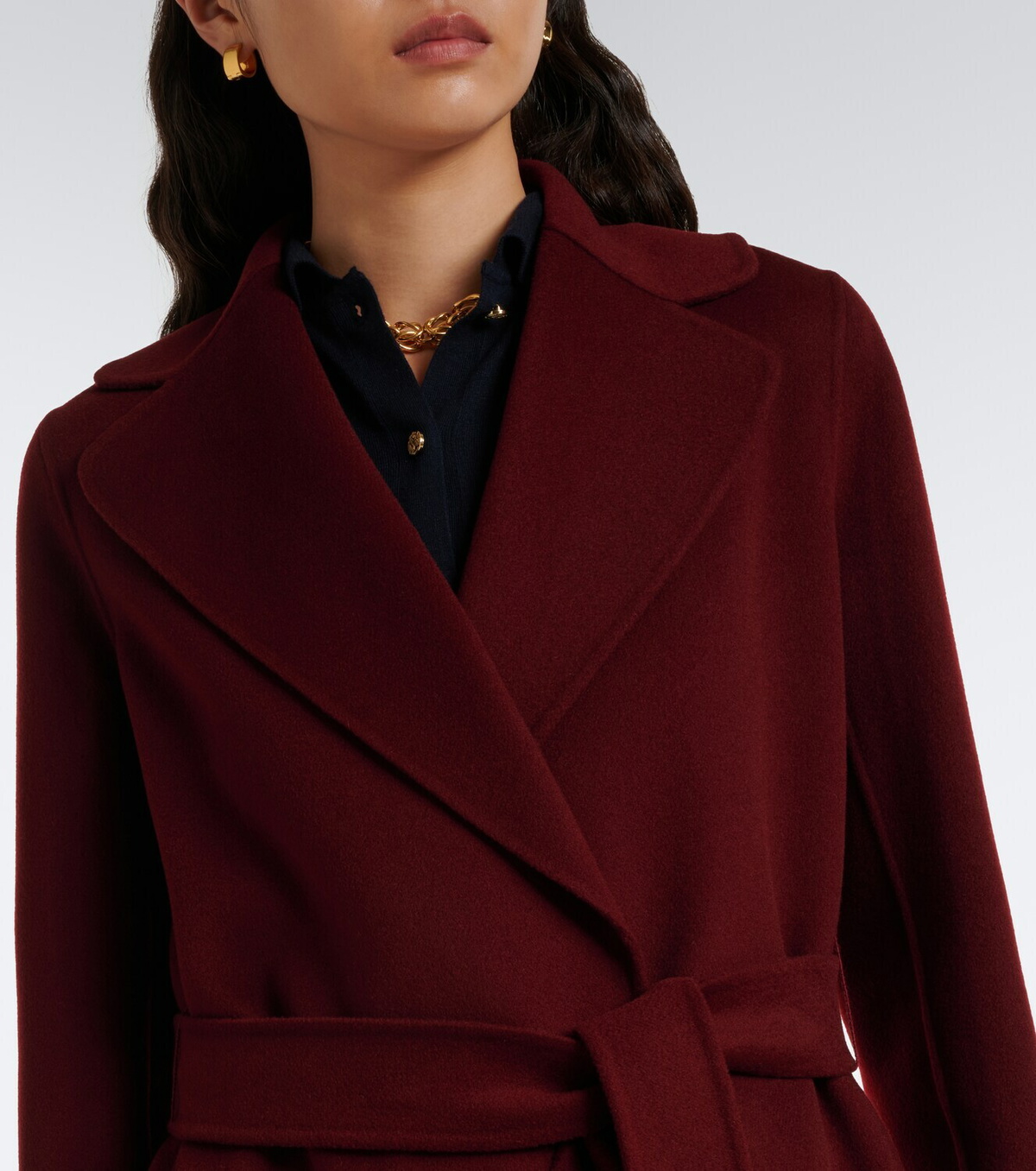 'S Max Mara Wool wrap coat