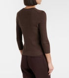 Vince Ribbed-knit cashmere and silk sweater