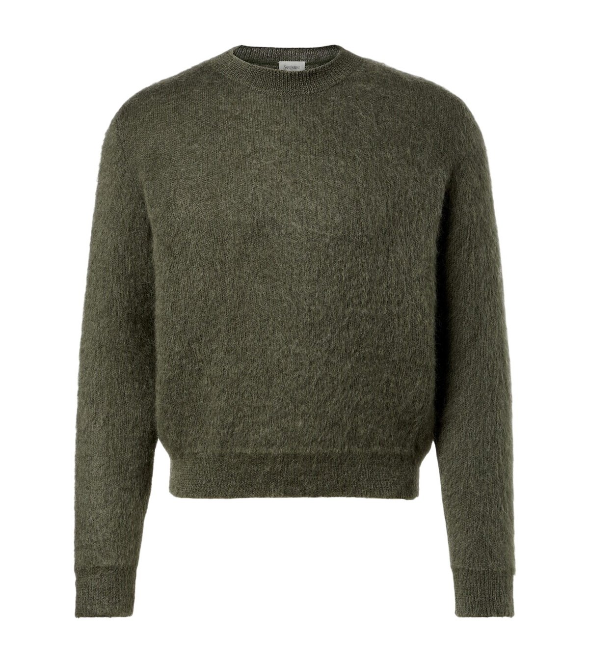 Saint Laurent - Logo mohair-blend sweater Saint Laurent