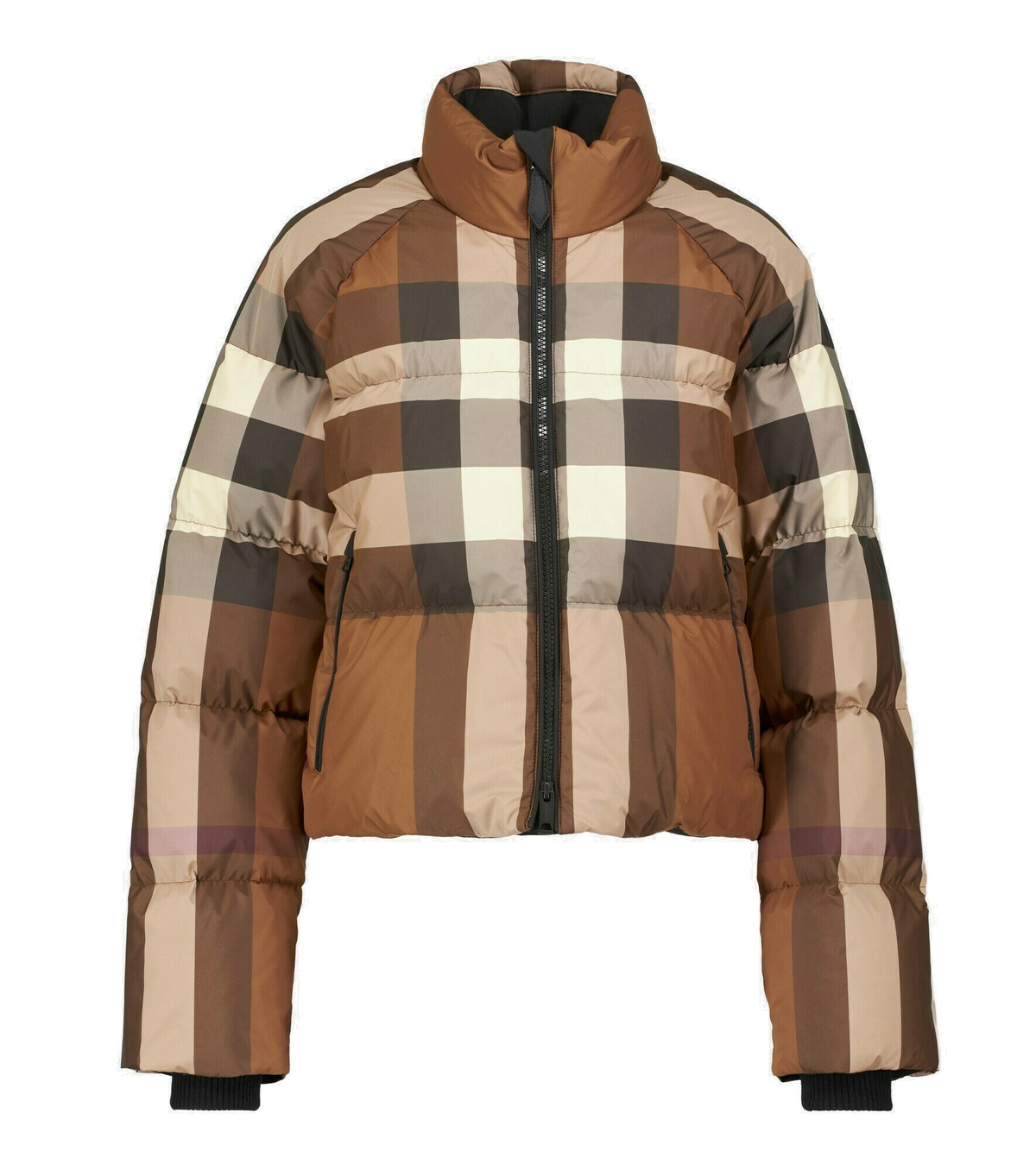 Burberry - Checked down cropped jacket Burberry