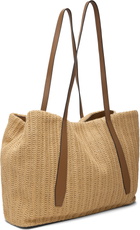 rag & bone Beige Chelsea Straw Tote