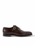 George Cleverley - Thomas Cap-Toe Leather Monk-Strap Shoes - Brown