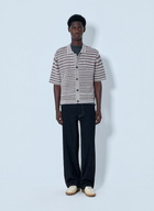 ACMH Button-Front Knit Cardigan