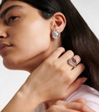Ananya Chakra 18kt white gold earrings with gemstones