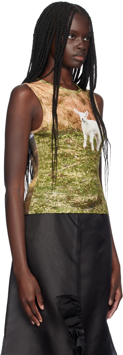Sandy Liang Multicolor Soda Tank Top