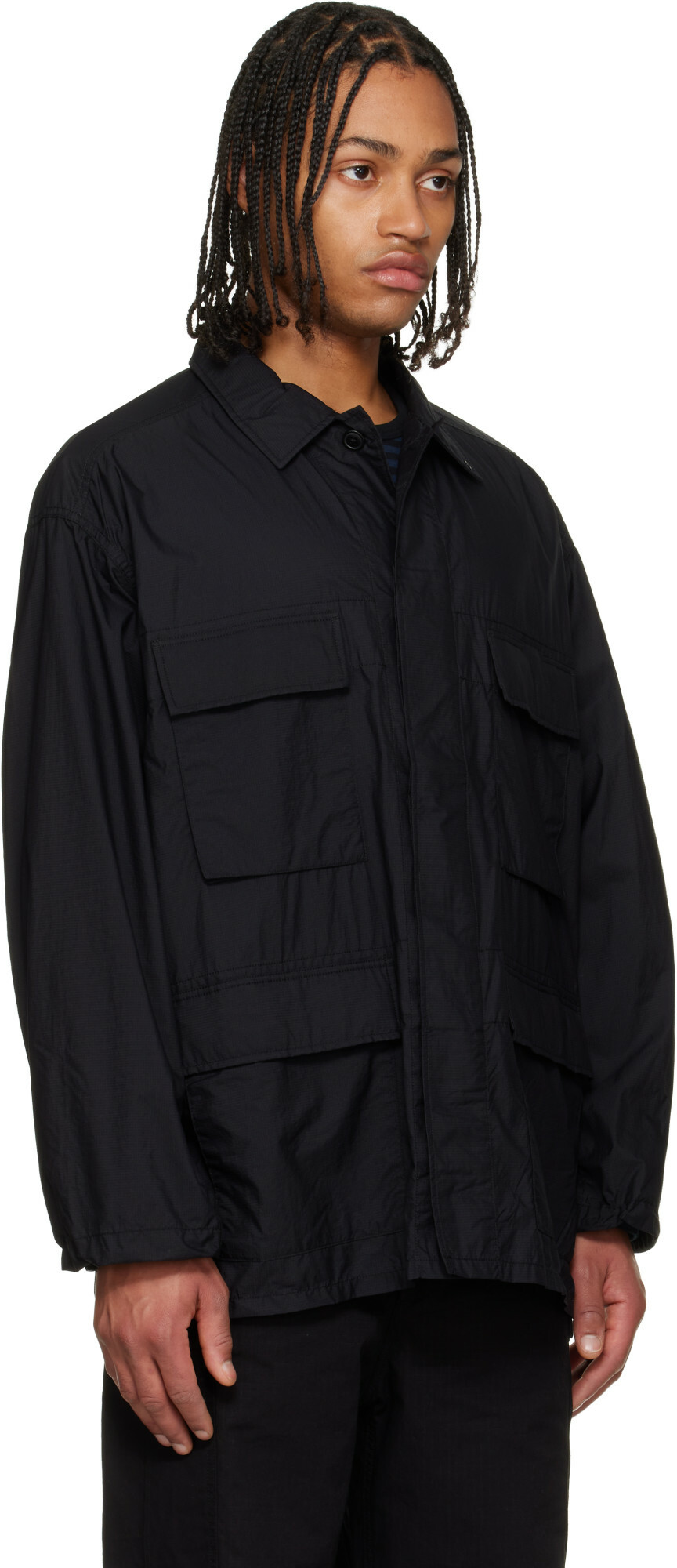 nanamica Black Light Weight Field Jacket