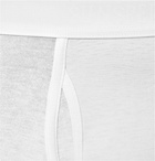 Sunspel - Superfine Cotton Boxer Briefs - Men - White