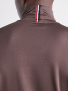 Moncler Grenoble - Slim-Fit Logo-Appliquéd Polartec® Power Grid™ Base Layer - Brown