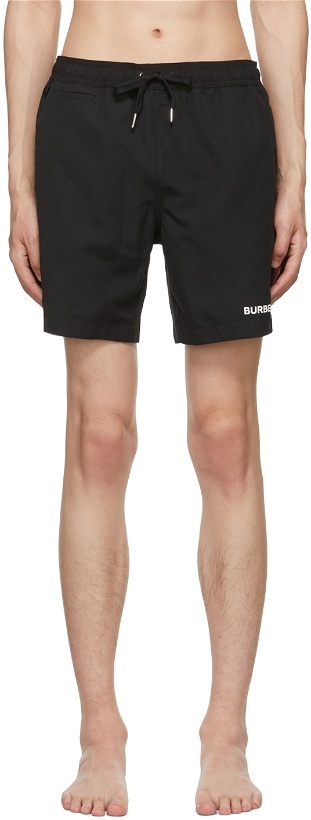Photo: Burberry Black Polyester Swim Shorts