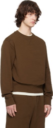 Entire Studios Brown Pod Crew Sweatshirt