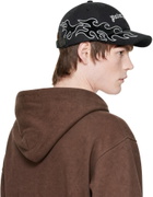 Palm Angels Black Flame Cap