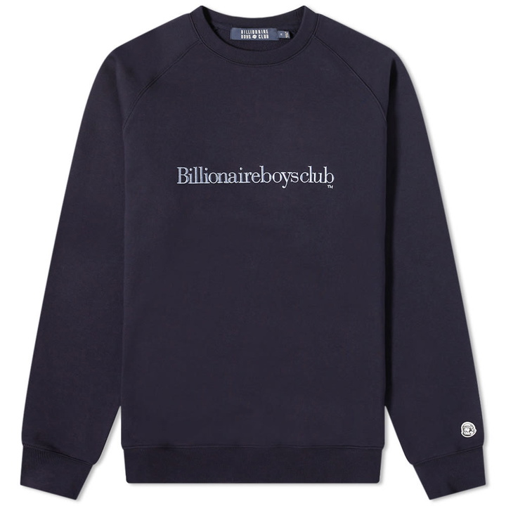 Photo: Billionaire Boys Club Embroidered Serif Logo Crewneck