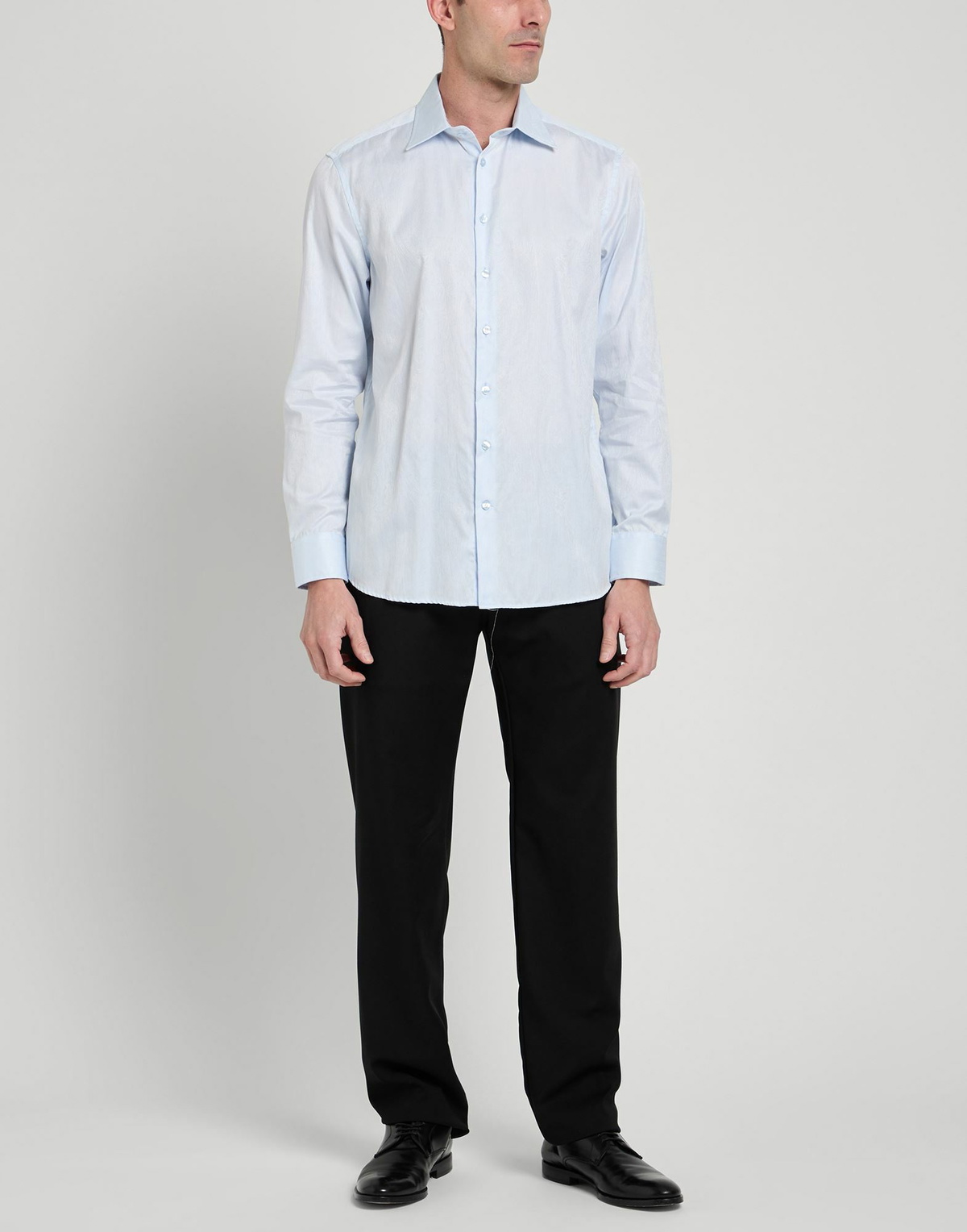Etro Mens Shirt Sky in Blue