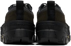 AMOMENTO Brown & Black Vibram Sneakers