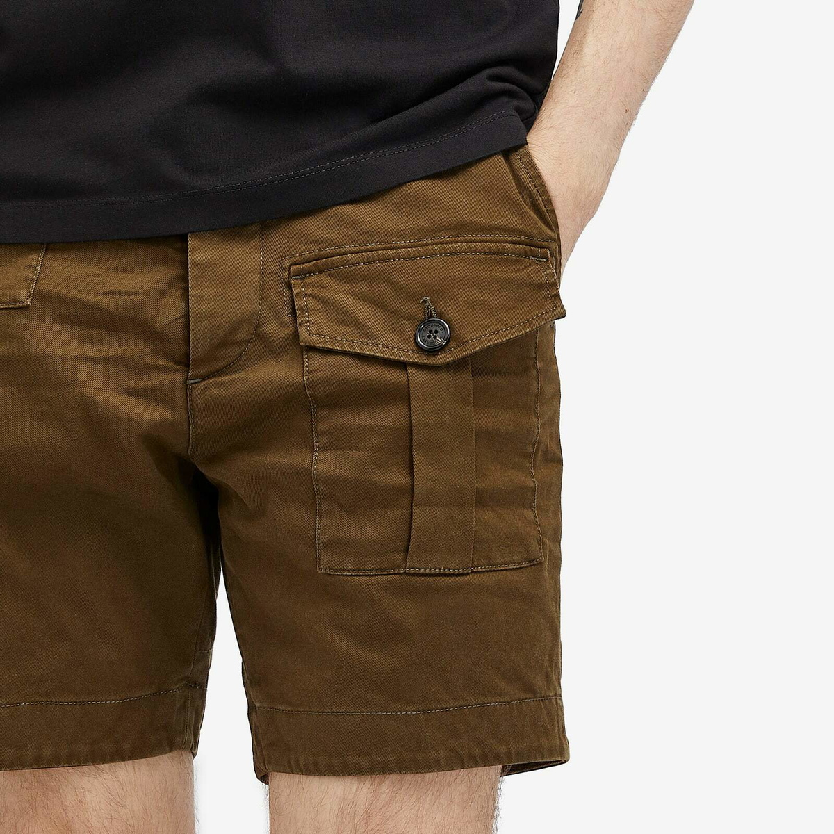Dsquared2 Men's Sexy Cargo Shorts in Military Green
