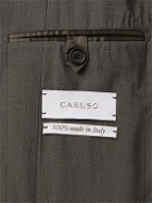 Caruso - Aida Super 150s Wool and Silk-Blend Seersucker Suit Jacket - Brown