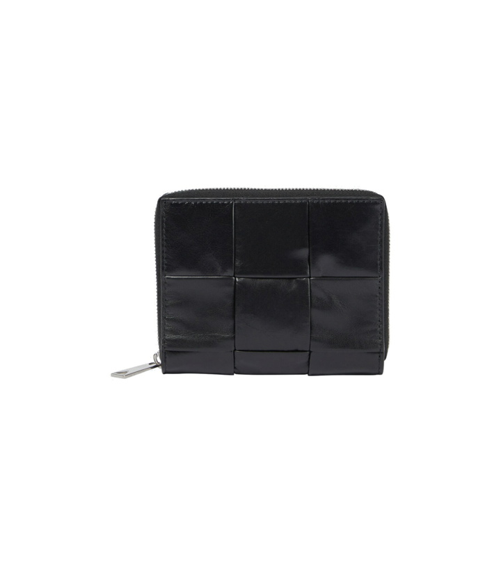 Photo: Bottega Veneta - Intreccio zip around leather wallet