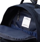 visvim - Leather-Trimmed CORDURA Backpack - Men - Navy