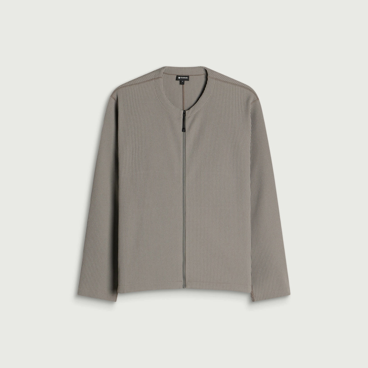 Goldwin Men's WF Light Zip Cardigan in Arid Beige