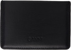 GANNI Black Bou Card Holder