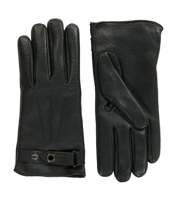 Photo: Alexander McQueen New Biker leather gloves