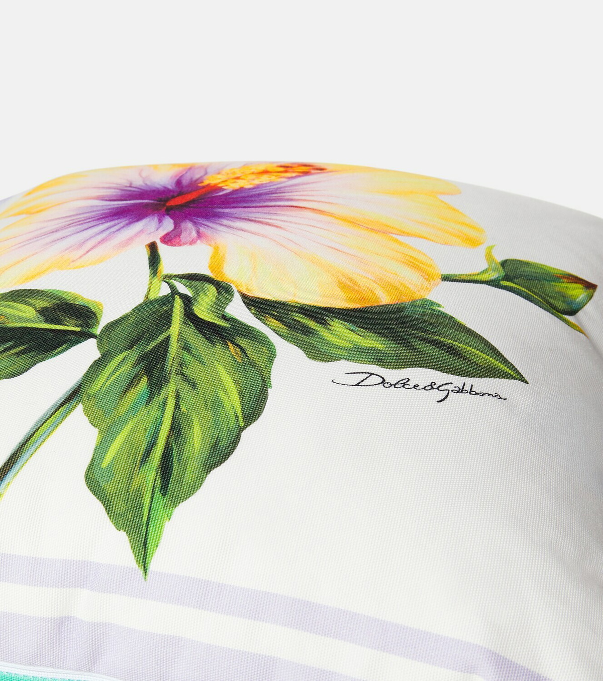 Dolce&Gabbana Casa Floral silk twill cushion