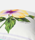 Dolce&Gabbana Casa Floral silk twill cushion