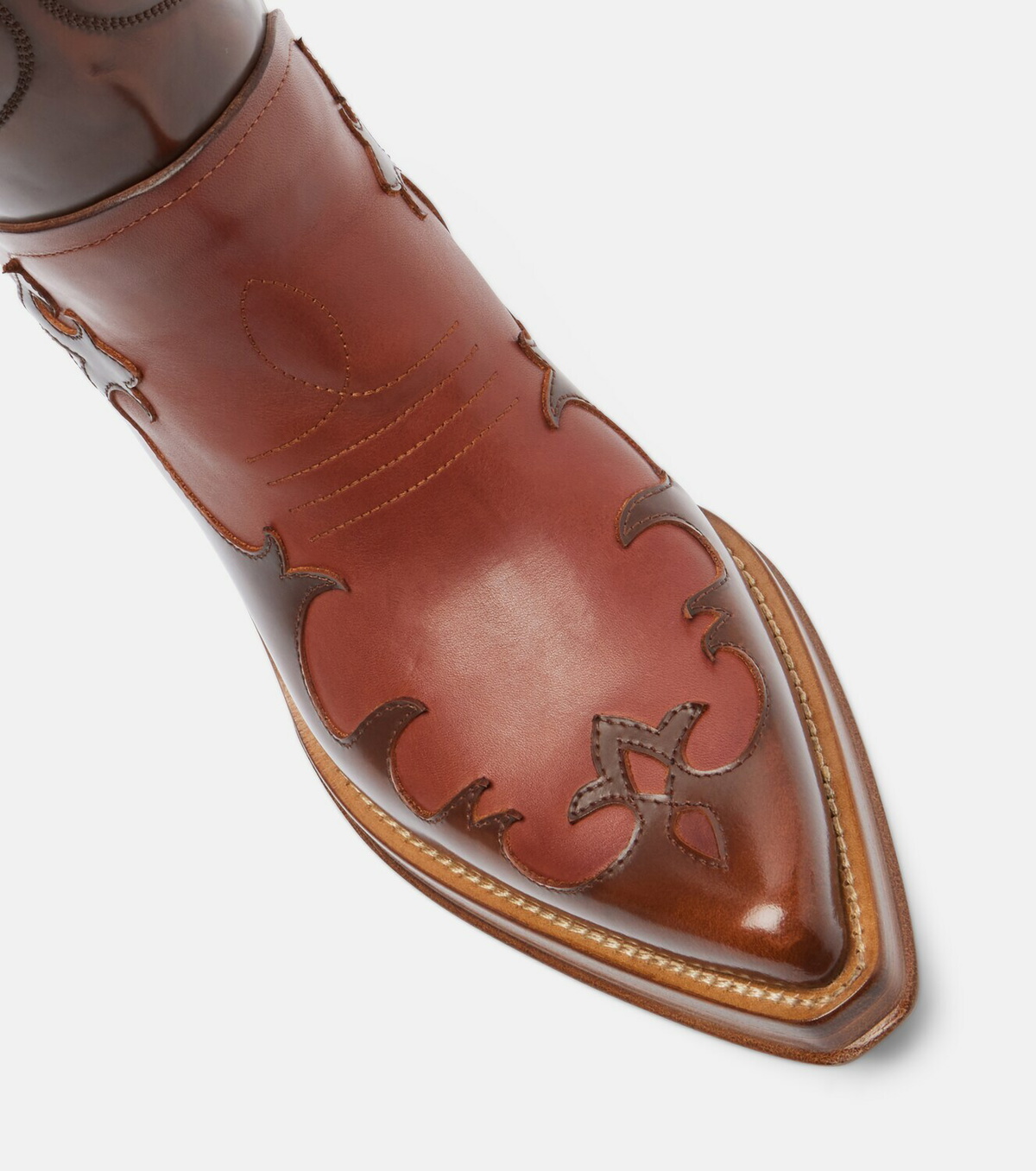Gabriela Hearst Capitana leather cowboy boots