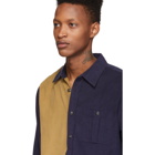 Saturdays NYC Purple and Beige Cord Mott Shirt