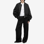 Meotine Women's Kian Canvas Bomber Jacket in Black
