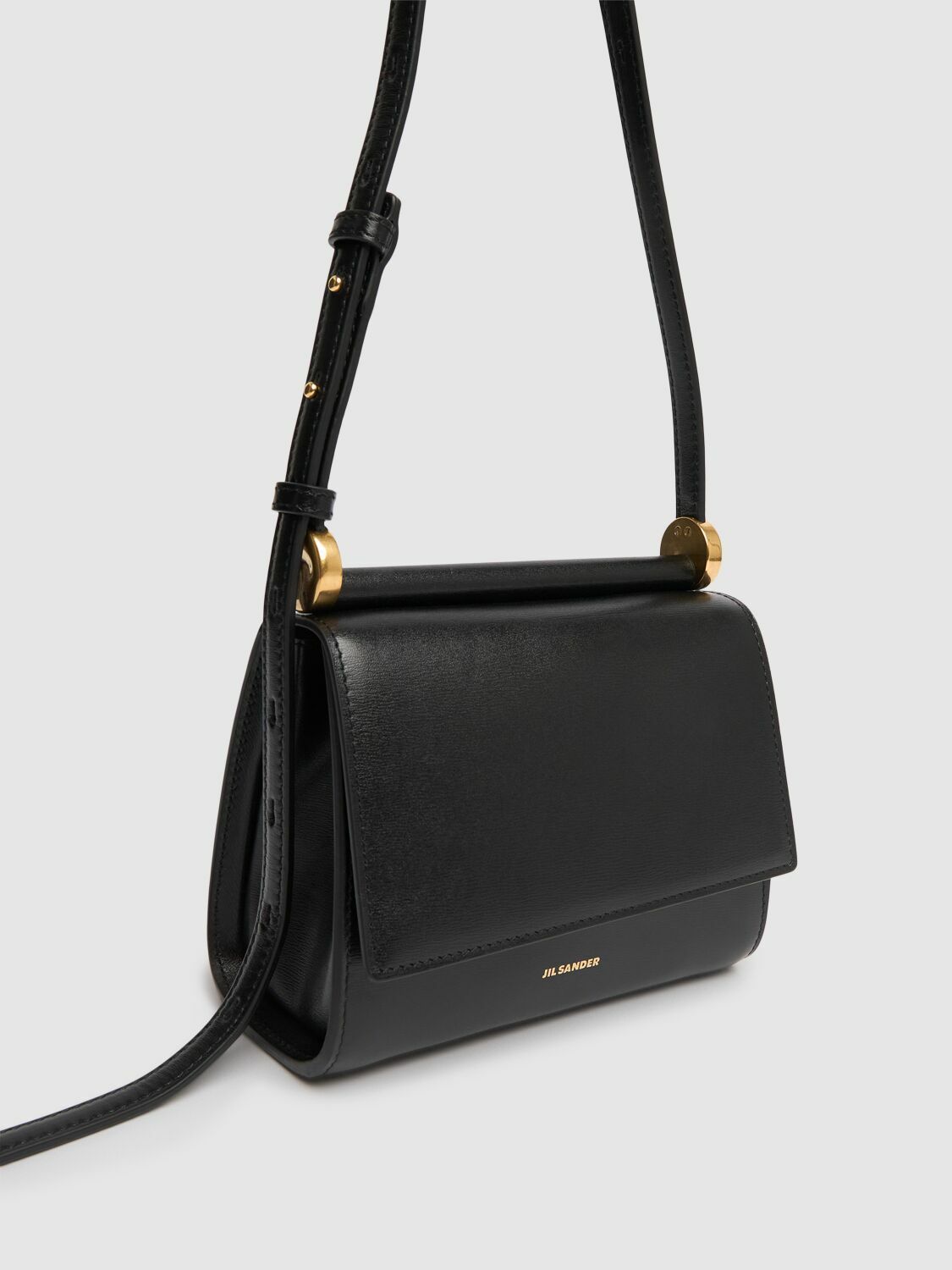 JIL SANDER Mini Ghost Leather Shoulder Bag Jil Sander