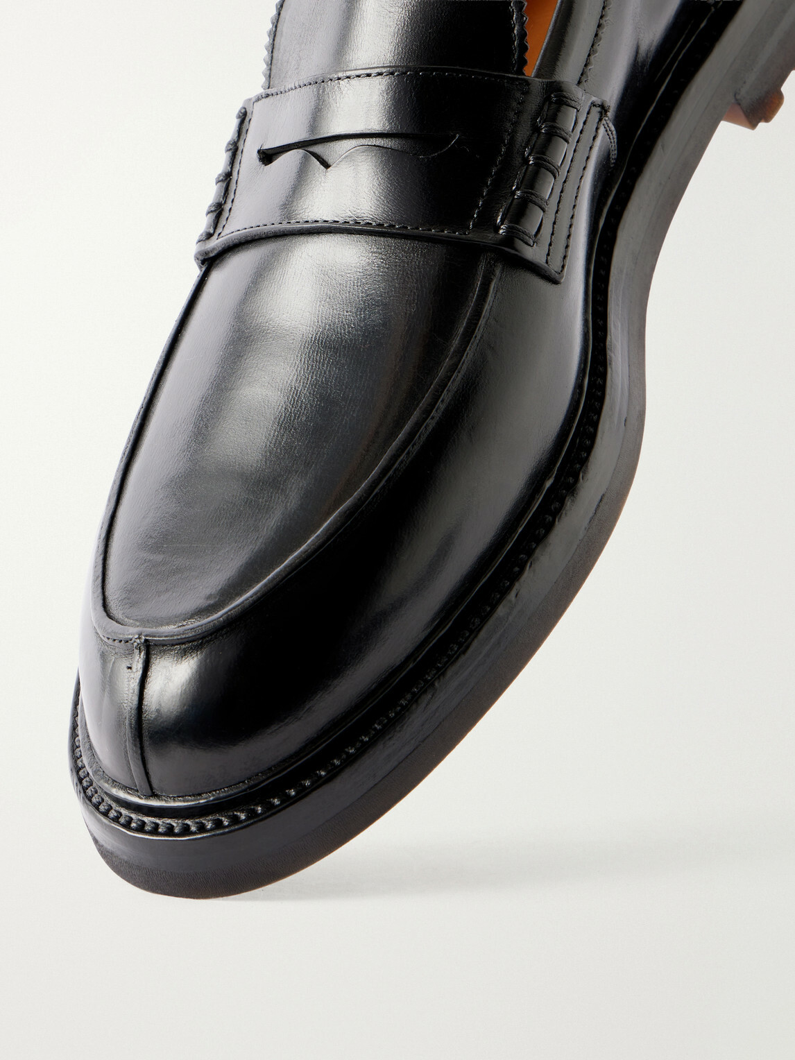 Officine Creative - Sax Flexi 001 Leather Loafers - Black