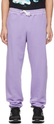 PS by Paul Smith Purple Flocked Happy Lounge Pants