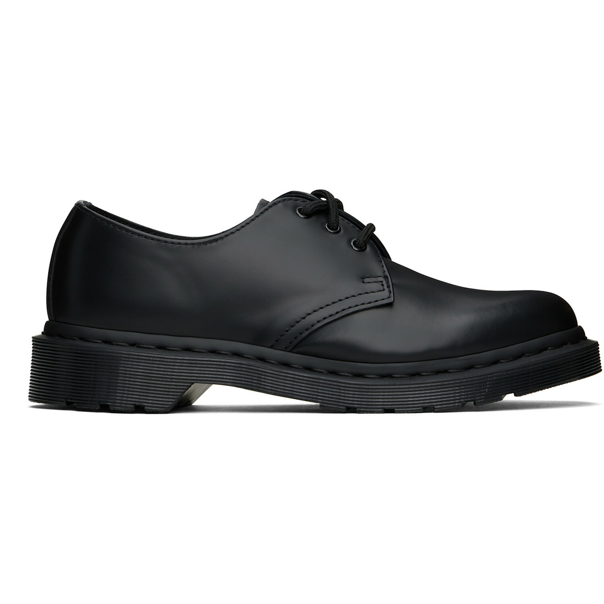 Dr. Martens Black 1461 Mono Smooth Leather Oxford Derbys