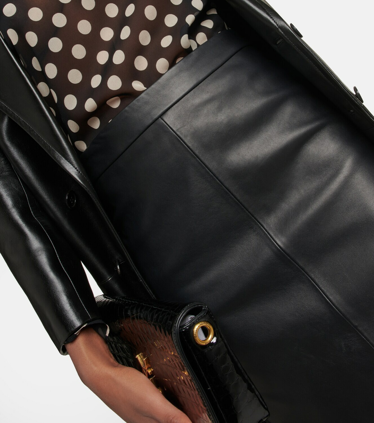 Nili Lotan - Lianna leather skirt