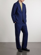 Portuguese Flannel - Atlantico Organic Cotton-Seersucker Suit Jacket - Blue