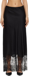 Holzweiler Black Leila Lace Maxi Skirt