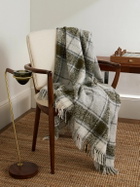 The Conran Shop - Fringed Checked Alpaca-Blend Bouclé Throw