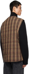 Our Legacy Beige & Khaki Padded Reversible Vest